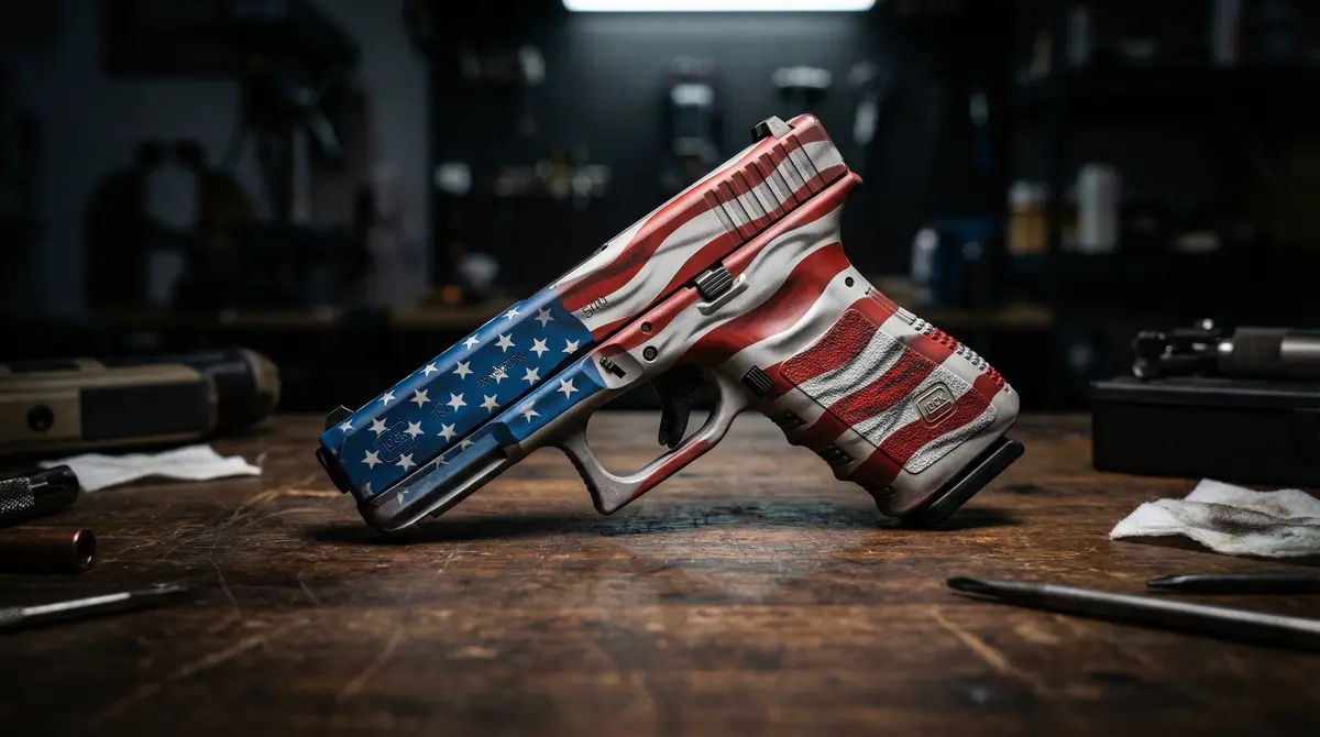 Glock 19 cerakote finish - gunsmith work order tracking example