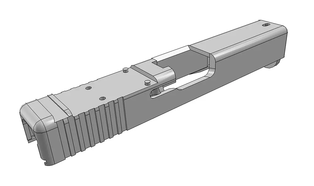 Pistol customization shop management - slide milling and optic cuts